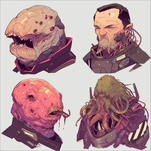 Character headshots