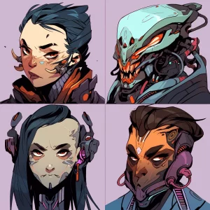 Character headshots