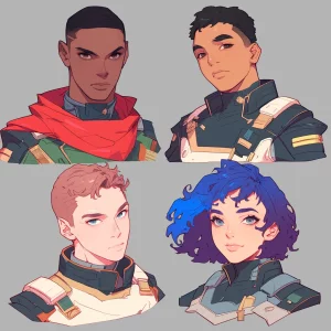 Character headshots