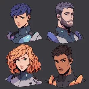 Character headshots