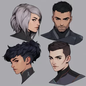 Character headshots