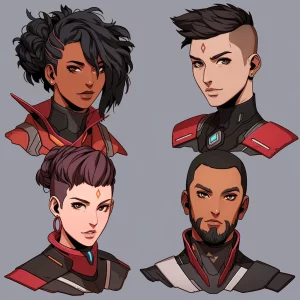 Character headshots