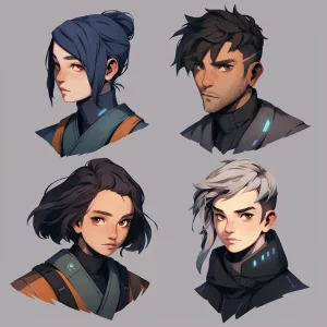 Character headshots