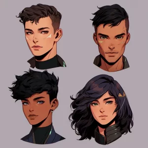 Character headshots