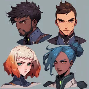 Character headshots