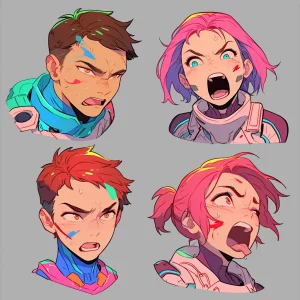 Sci-Fi character headshots