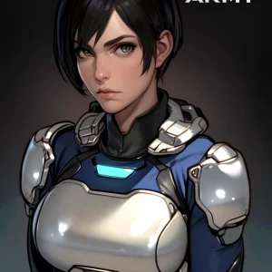 Star Army Female Humanoid