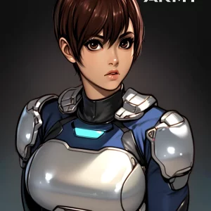 Star Army Female Humanoid