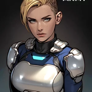 Star Army Female Humanoid