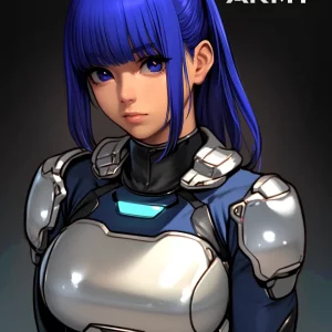 Star Army Female Humanoid