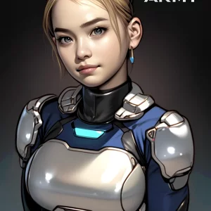 Star Army Female Humanoid