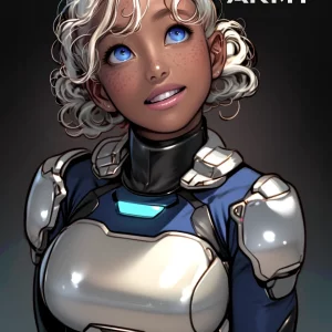 Star Army Female Humanoid