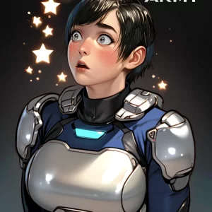 Star Army Female Humanoid - Seeing Stars