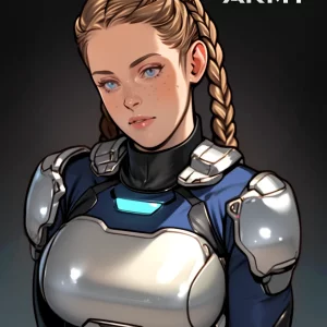 Star Army Female Humanoid