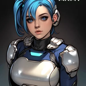 Star Army Female Humanoid