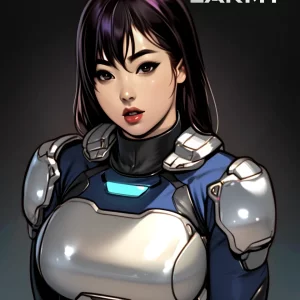 Star Army Female Humanoid