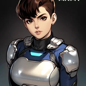 Star Army Female Humanoid