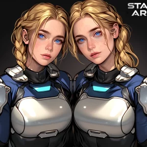 Star Army Female Twins