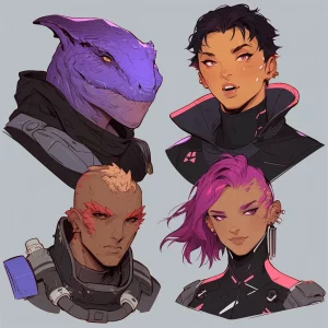 Sci-Fi Character Headshots