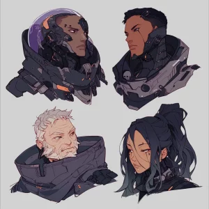 Sci-Fi Character Headshots