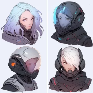 Sci-Fi Character Headshots