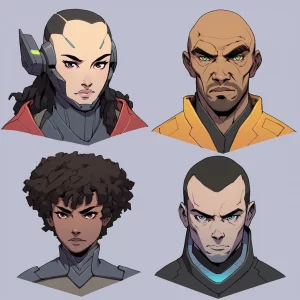 Sci-Fi Character Headshots