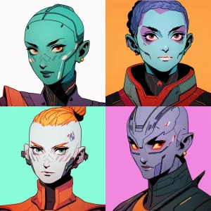 Sci-Fi Character Headshots