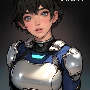 Star Army Female Humanoid