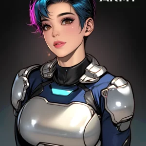 Star Army Female Humanoid