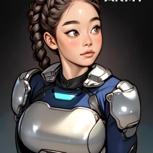 Star Army Female Humanoid