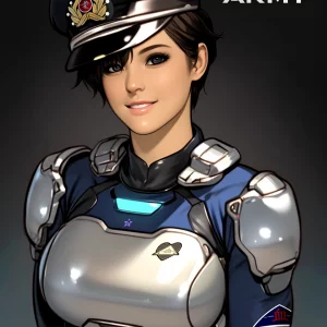 Star Army Female Humanoid Officer