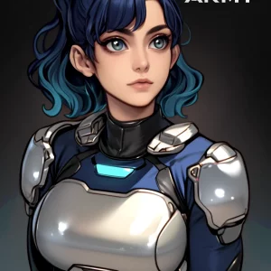 Star Army Female Humanoid