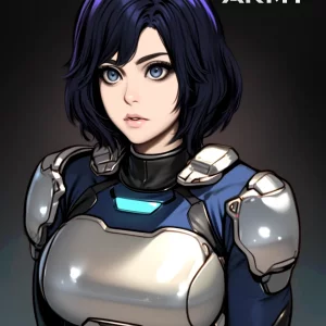 Star Army Female Humanoid