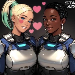 Star Army Female Humanoids