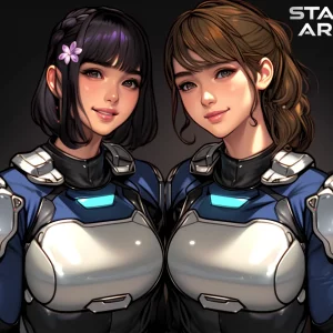 Star Army Female Humanoids