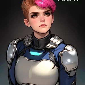 Star Army Non-Binary Humanoid