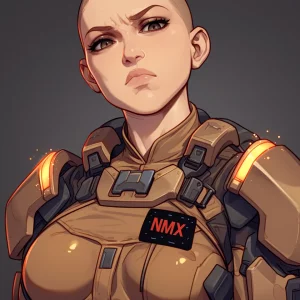 NMX Female Humanoid Soldier