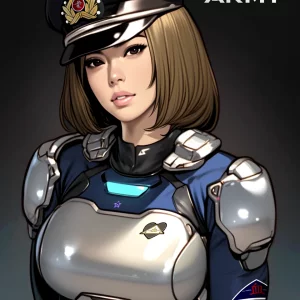 Star Army Humanoid Female Officer