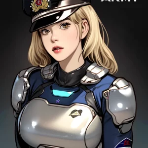 Star Army Humanoid Female Officer