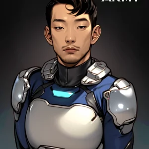 Star Army Male Humanoid