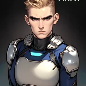 Star Army Male Humanoid