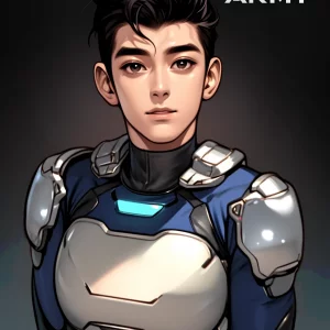 Star Army Male Humanoid