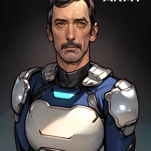 Star Army Male Humanoid