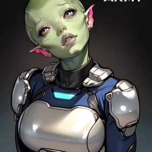 Star Army Female Random Alien