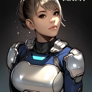 Star Army Female Humanoid