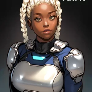 Star Army Female Humanoid