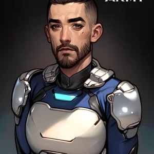 Star Army Male Humanoid (Adoptable)