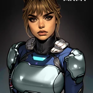 Star Army Female Humanoid Starship Operator