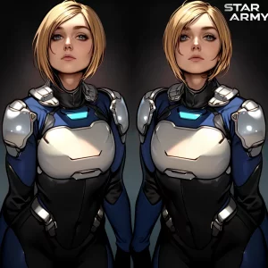 Star Army Female Humanoid twins