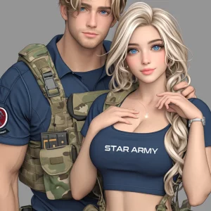 2024 Star Army couple in tactical gear